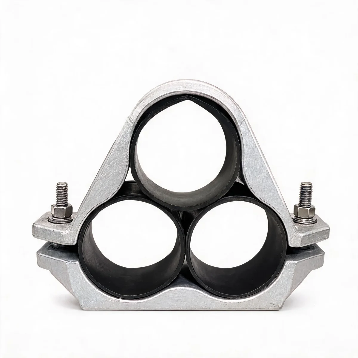 SS316 trefoil cable cleat for three single-core offshore wind turbine power cables